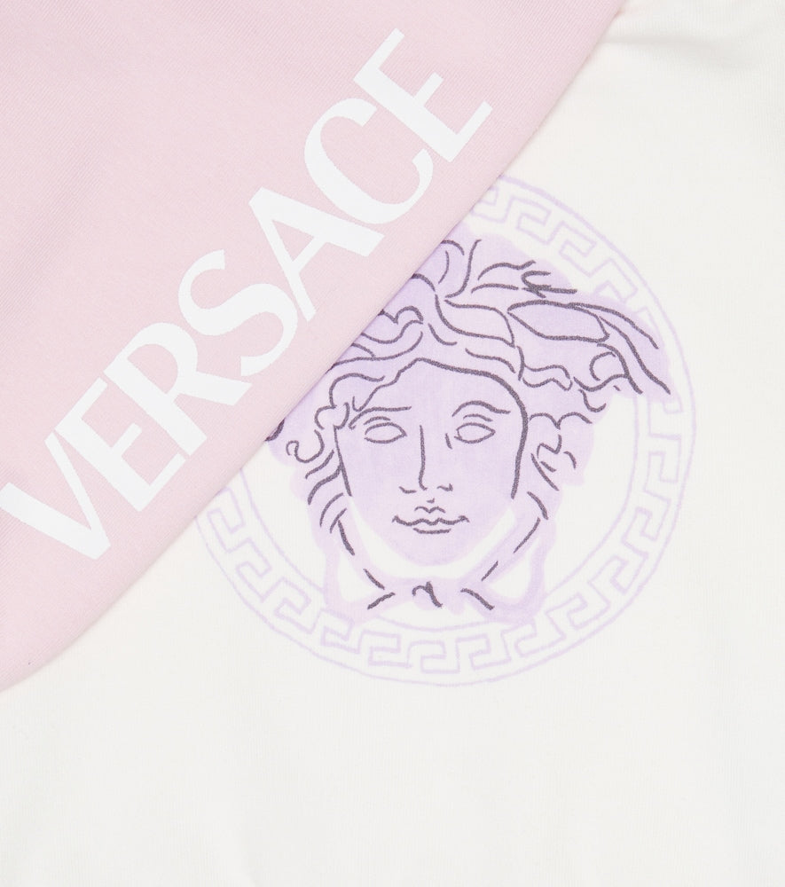 Baby Medusa cotton-blend and sweatshirt and sweatpants set