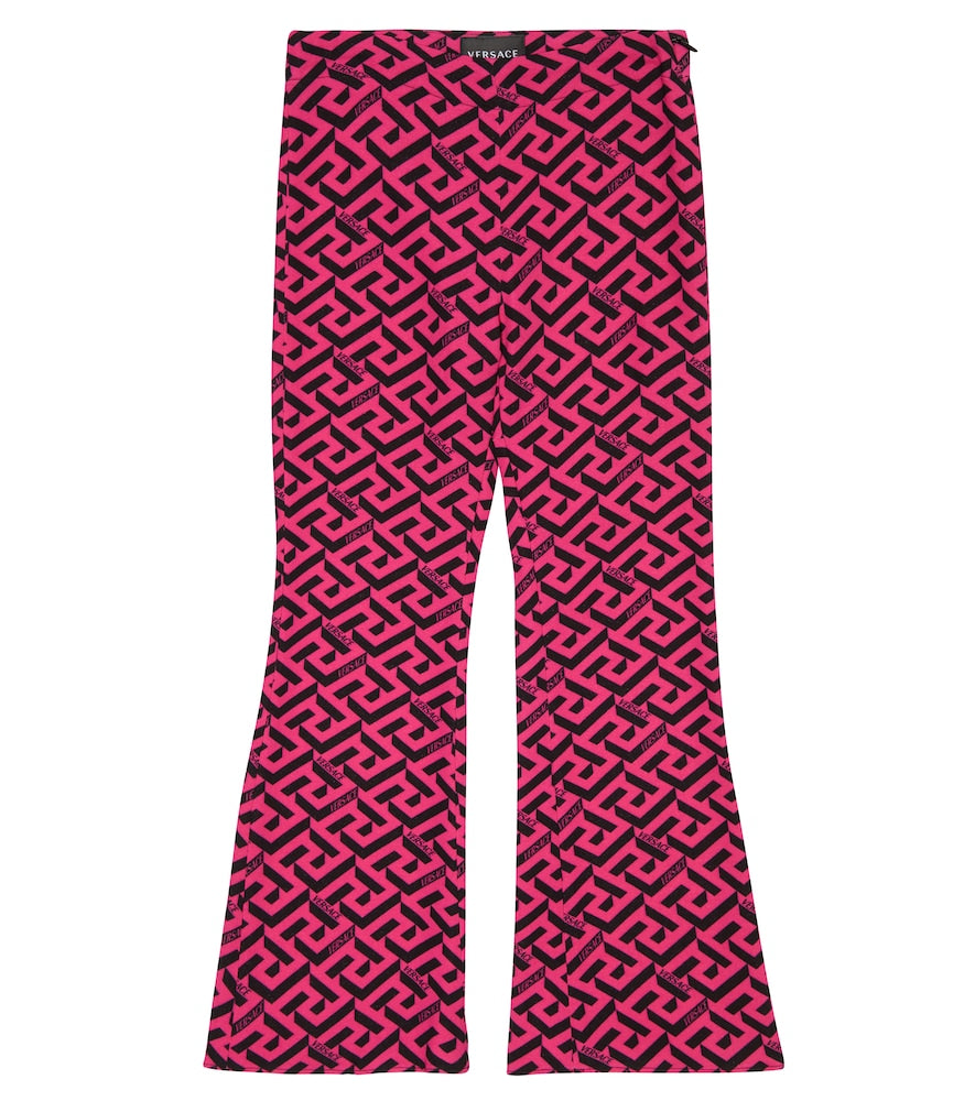 Greca printed cady pants