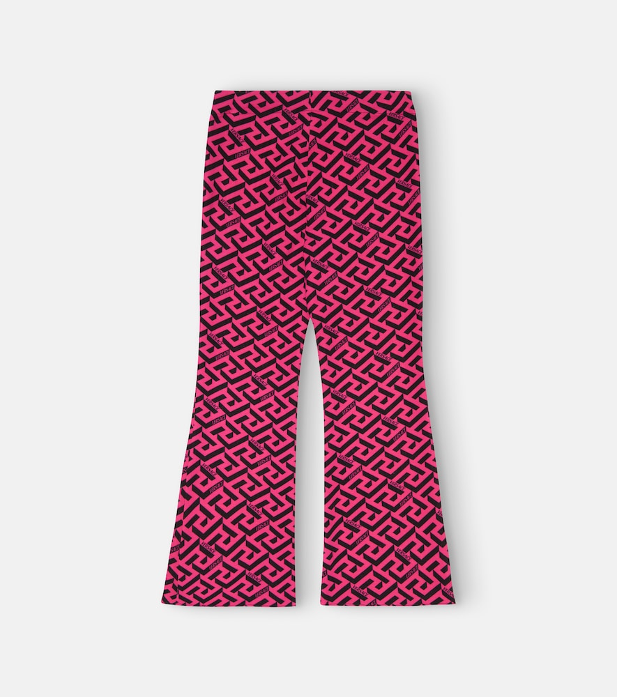 Greca printed cady pants
