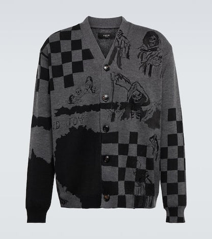 x Wes Lang Sketch wool cardigan