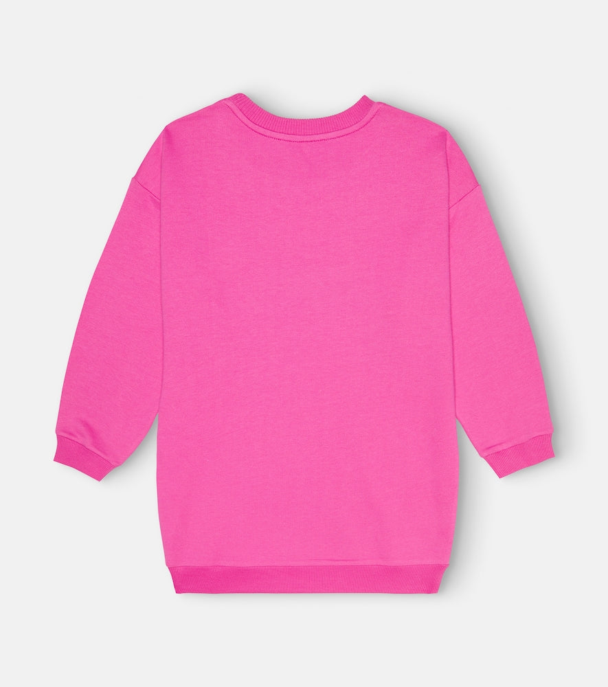 Medusa cotton sweatshirt dress
