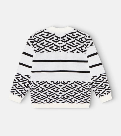 Medusa intarsia wool sweater