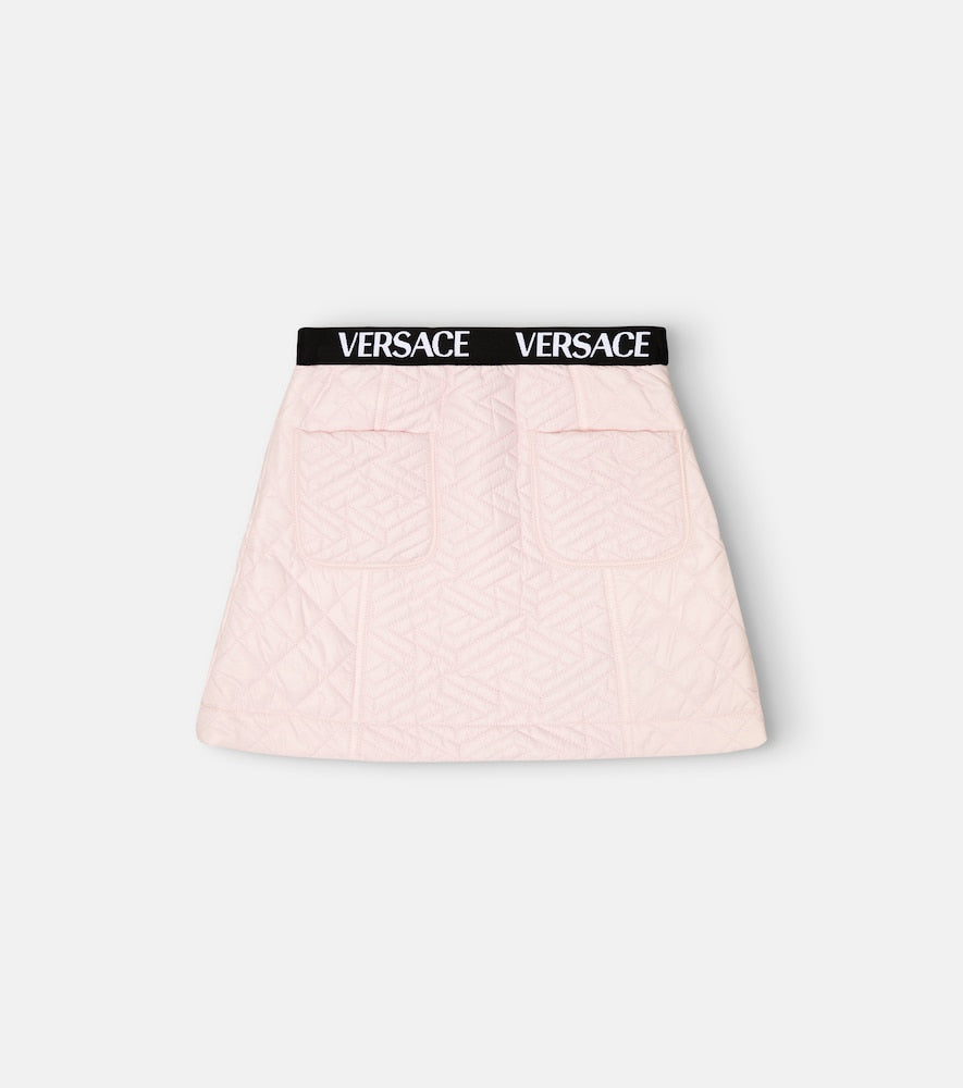 La Greca quilted skirt