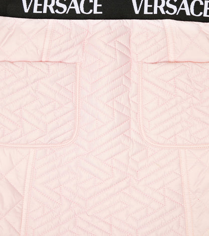 La Greca quilted skirt