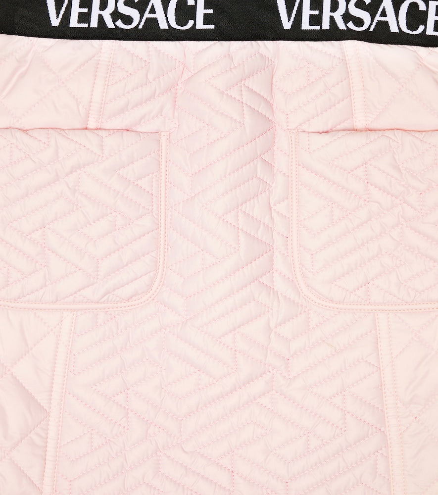 La Greca quilted skirt