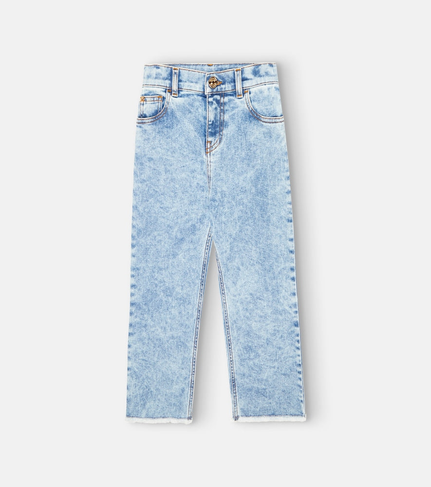 Straight-leg jeans