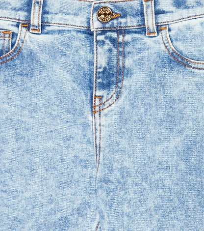 Straight-leg jeans