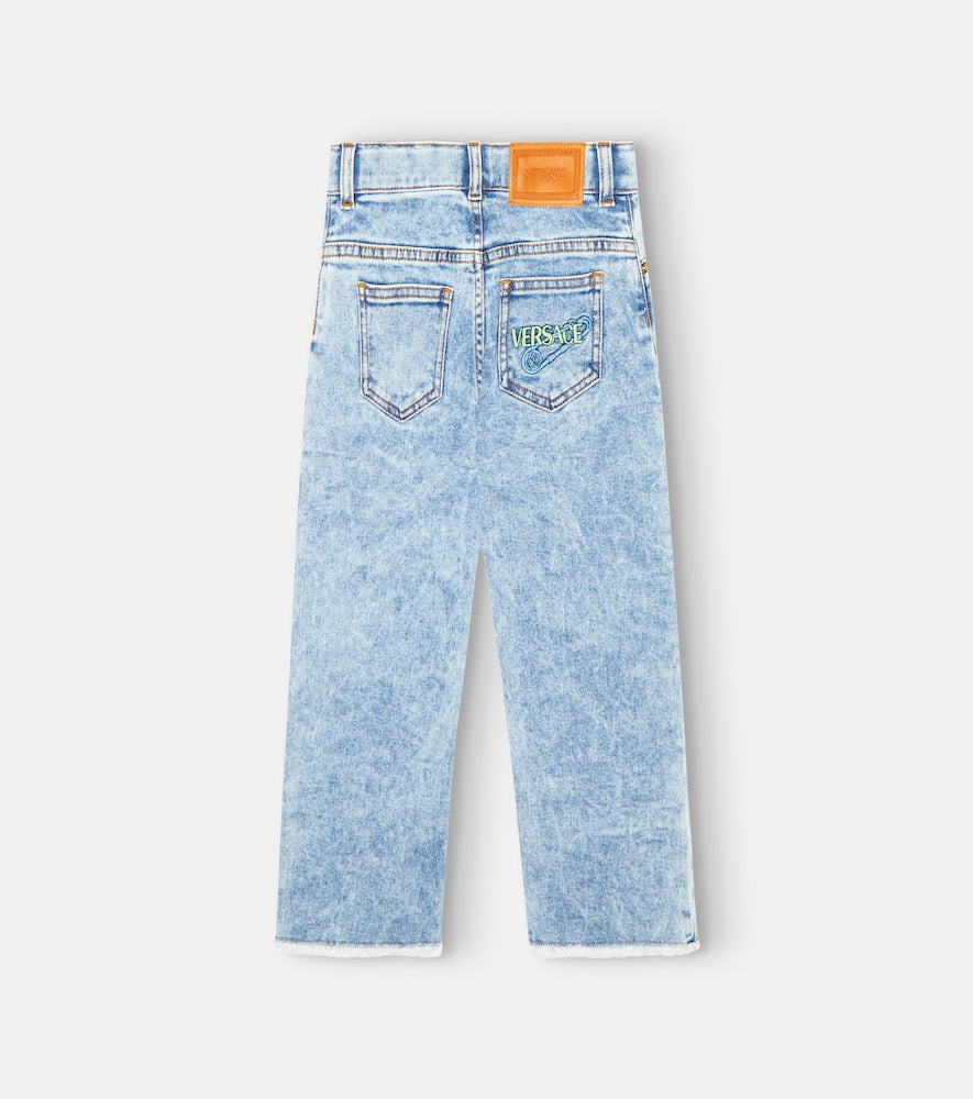Straight-leg jeans