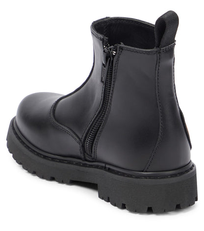 Leather ankle boots