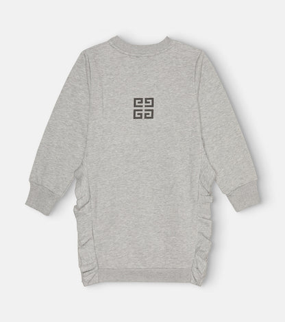 Logo jersey sweatshirt dress