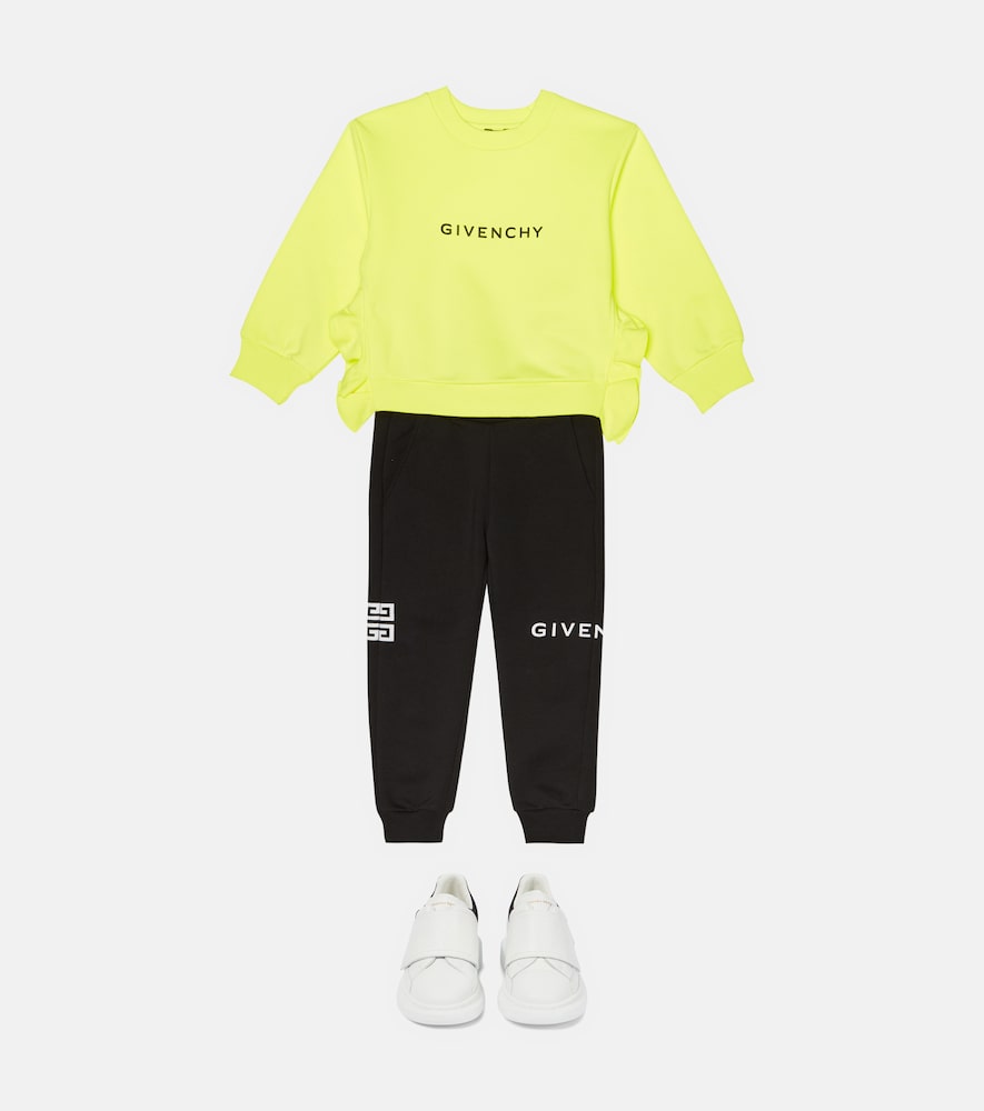 Logo cotton-blend sweatshirt