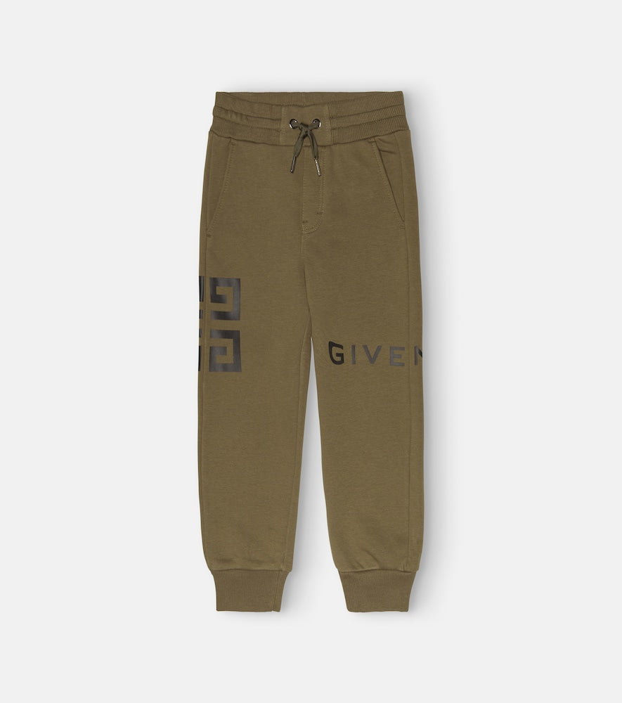 Logo cotton-blend sweatpants