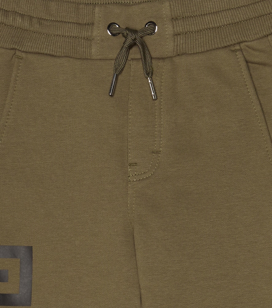 Logo cotton-blend sweatpants