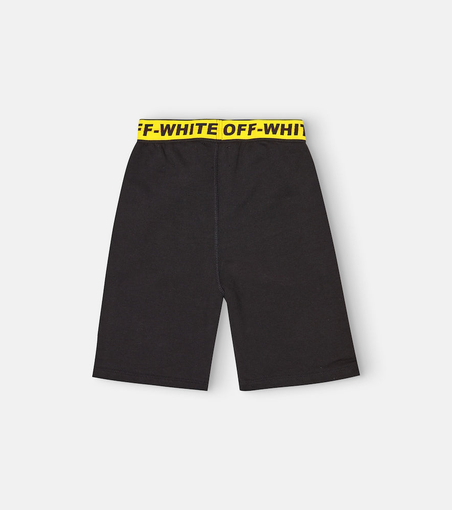 Logo cotton jersey shorts