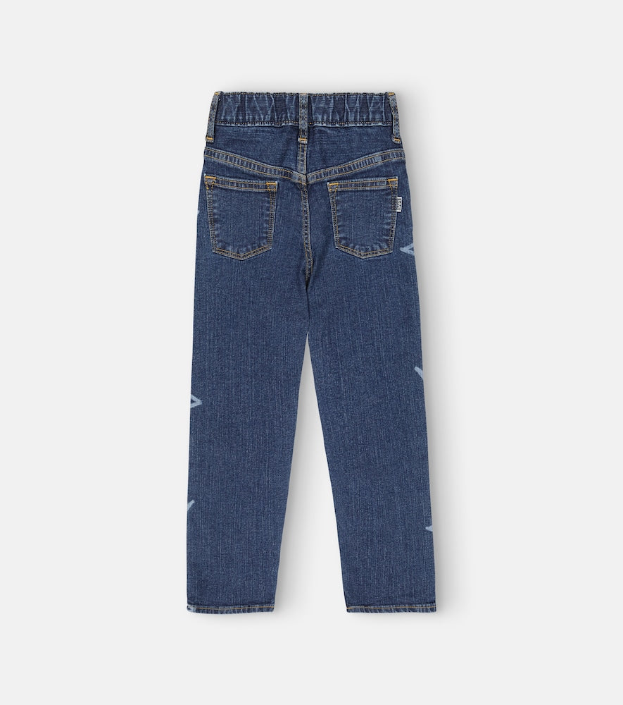 Printed jeans