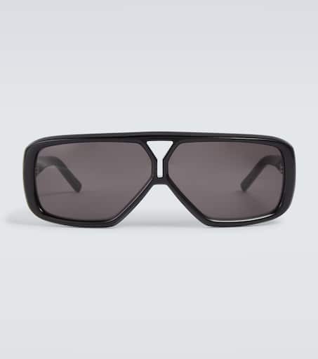 Rectangular acetate sunglasses