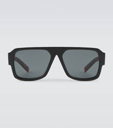 Square acetate sunglasses