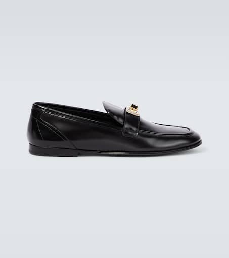 Patent leather loafers