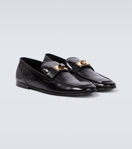 Patent leather loafers