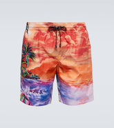 Printed swim shorts