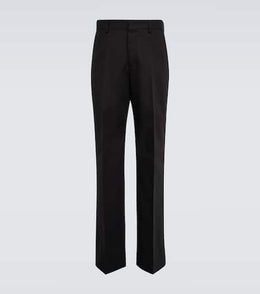 Cotton straight pants