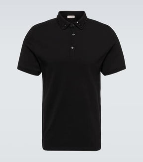 Rockstud cotton polo shirt
