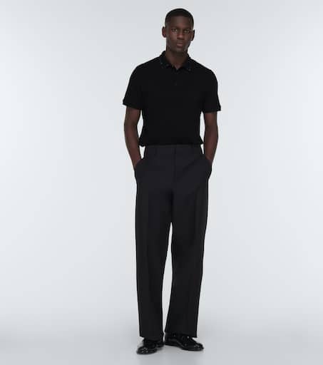 Rockstud cotton polo shirt