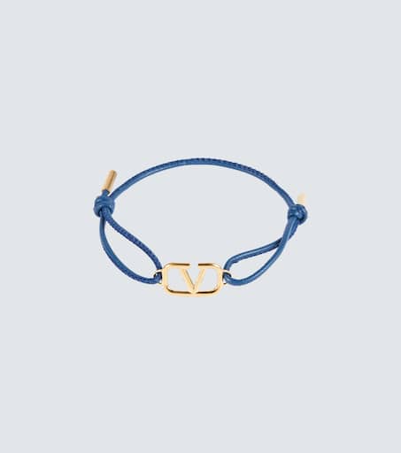 VLogo Signature leather bracelet