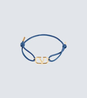 VLogo Signature leather bracelet
