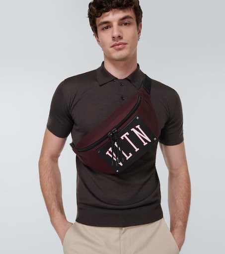 VLTN canvas belt bag