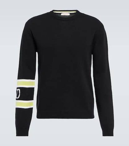 VLogo wool and cashmere sweater