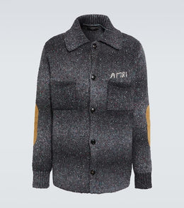 Virgin wool overshirt