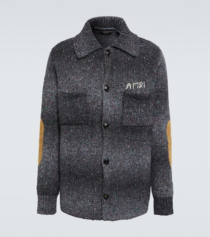 Virgin wool overshirt