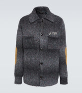 Virgin wool overshirt