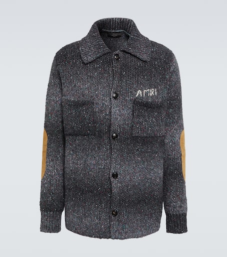 Virgin wool overshirt