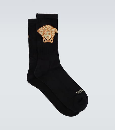 La Medusa cotton-blend socks