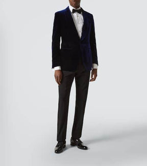 Shelton velvet blazer