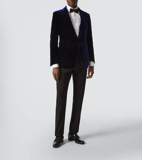 Shelton velvet blazer