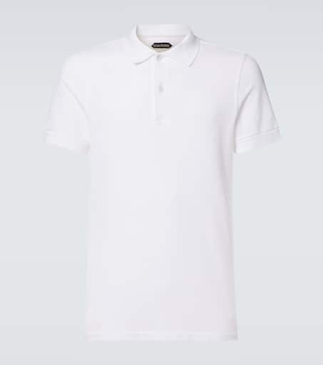 Cotton piqué polo shirt