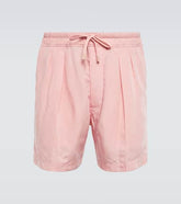 Pleated shorts