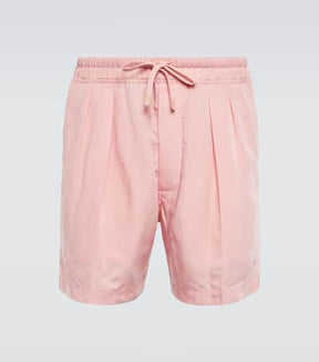 Pleated shorts