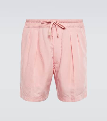 Pleated shorts