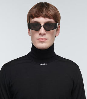 Rectangular sunglasses