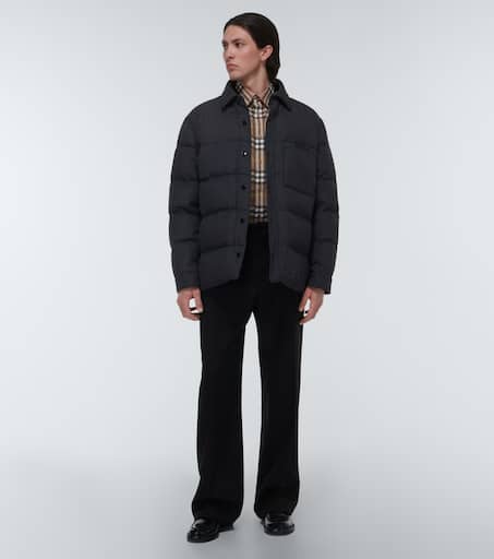 Padded silk jacket