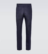 Straight wool pants