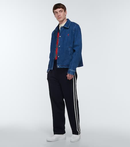 Striped track pants