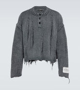 Cotton and linen sweater