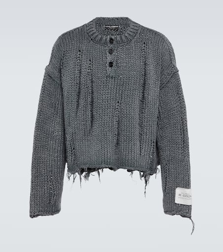 Cotton and linen sweater
