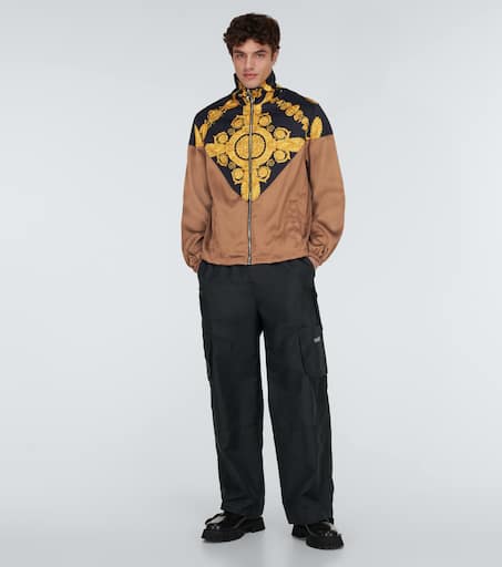 Technical wide-leg cargo pants
