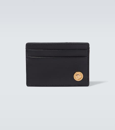 Medusa leather card holder